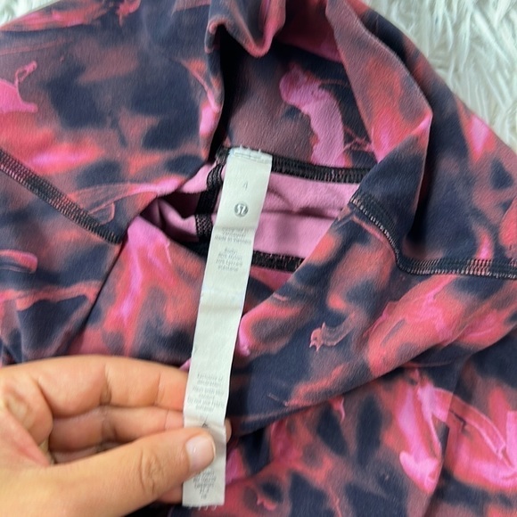Lululemon Align High-Rise Crop 21" Intensity Pink Blossom Multi - Picture 4 of 7